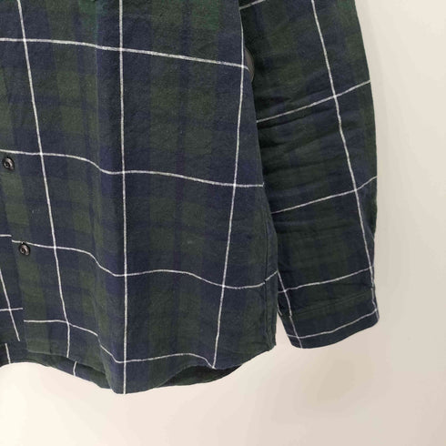 ネストローブコンフェクト nest Robe CONFECT リネン コットン チェック シャツ メンズ JPN:4
