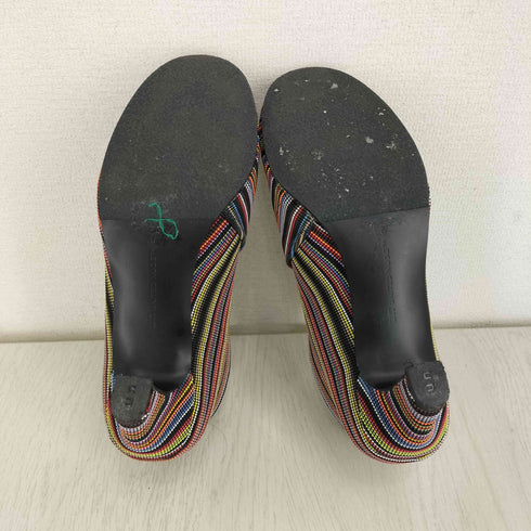 ユナイテッドヌード UNITED NUDE Fold Hi ストライプ マルチカラー ショートブーティ レディース JPN:37