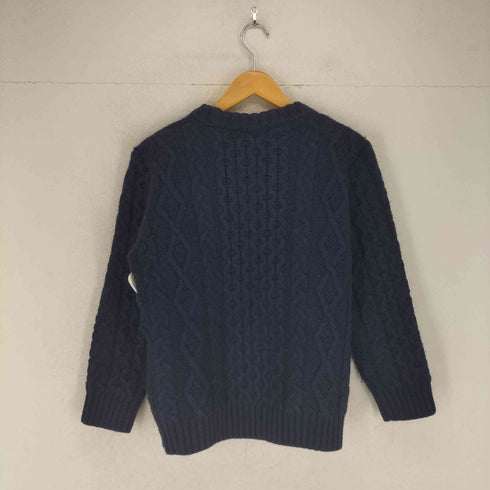 ケリーウーレンミルズ kerry woollen mills アランケーブルクルーネックセーター メンズ US:38