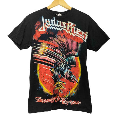 00s Screaming For Vengeance ブリティッシュ ヘヴィメタル バンド Hanes Heavy Weihght ボディ アートワーク プリント S/S Tシャツ メンズ import:S