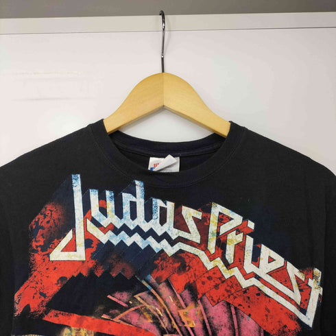 00s Screaming For Vengeance ブリティッシュ ヘヴィメタル バンド Hanes Heavy Weihght ボディ アートワーク プリント S/S Tシャツ メンズ import:S