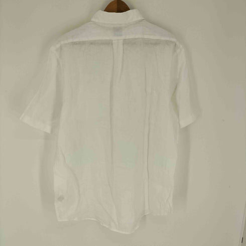 ブルックスブラザーズ BROOKS BROTHERS REGENT リネン100% ショートスリーブ ボタンダウンシャツ メンズ import:XL