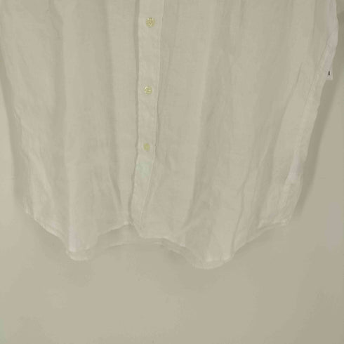 ブルックスブラザーズ BROOKS BROTHERS REGENT リネン100% ショートスリーブ ボタンダウンシャツ メンズ import:XL