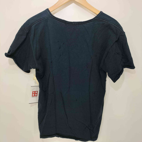 Marquistone 00s Y2K ブリティッシュ ロック バンド Tongue and Lips ロゴ ダメージ加工 S/S Tシャツ メンズ JPN:M
