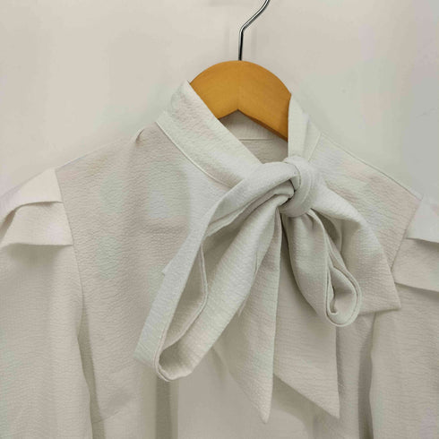 Bibiy RIBBON CUFFS BLOUSE リボン カフス ブラウス レディース FREE