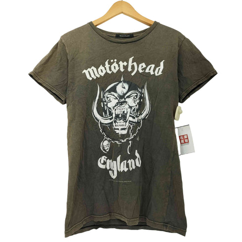 STEEL CLOSET ヘヴィメタル ハードロック ハードコア パンク Warpig Snaggletooth ロゴ プリント S/S Tシャツ メンズ JPN:M