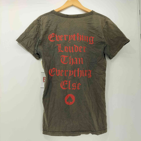 STEEL CLOSET ヘヴィメタル ハードロック ハードコア パンク Warpig Snaggletooth ロゴ プリント S/S Tシャツ メンズ JPN:M