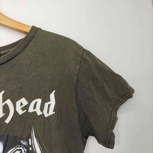 STEEL CLOSET ヘヴィメタル ハードロック ハードコア パンク Warpig Snaggletooth ロゴ プリント S/S Tシャツ メンズ JPN:M