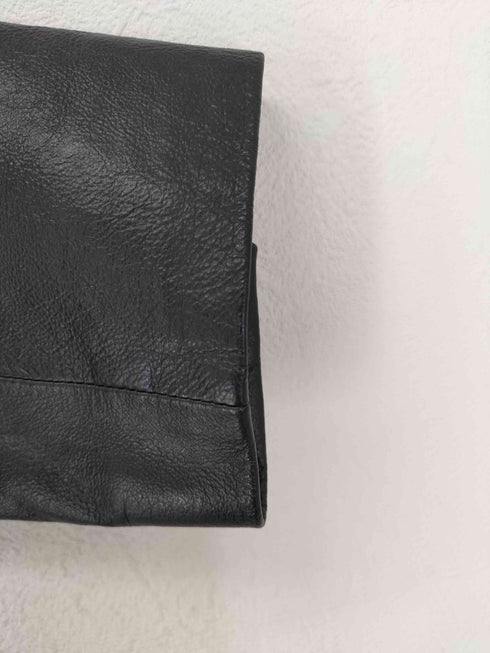 コムサイズム COMME CA ISM pig leather ピッグレザー比翼ステンカラーコート レディース