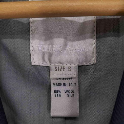 ディーゼル DIESEL MADE IN ITALY ジップポケット2Bテーラードジャケット メンズ S