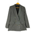 ザラ ZARA チェック柄 ダブルテーラードジャケット レディース import:L
