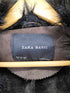 ザラ ZARA 襟ファーフェイクムートンジャケット レディース S