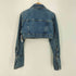 ザラ ZARA クロップド デニムジャケット レディース import:S