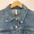 ザラ ZARA クロップド デニムジャケット レディース import:S