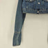 ザラ ZARA クロップド デニムジャケット レディース import:S