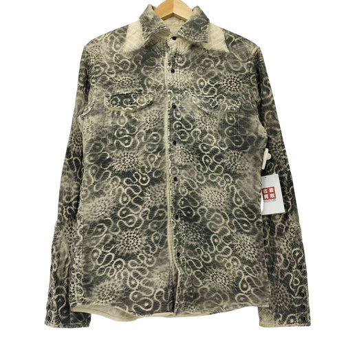 アユイテ AYUITE 00s Y2K ナバホ パターン 総柄 ウエスタン L/S シャツ メンズ JPN:M