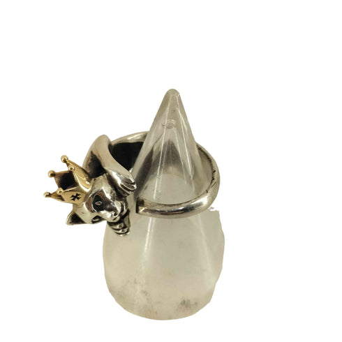 DEAL TEARS 10K シルバー キングダムキャット リング メンズ 12号
