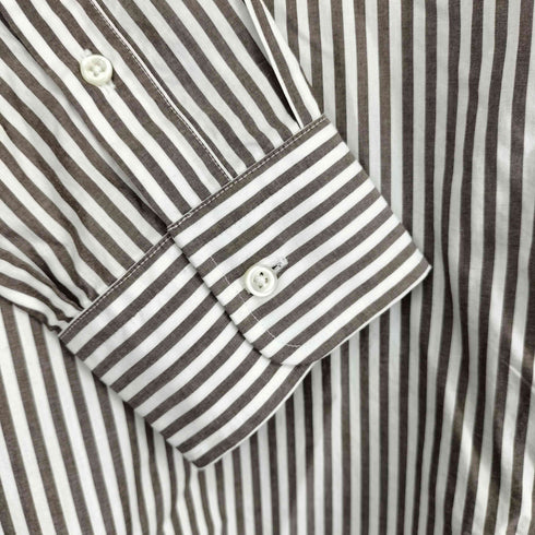 フェアファクス FAIRFAX ストライプ L/S BDシャツ メンズ import:L