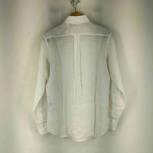 フェアファクス FAIRFAX リネン100% L/S BDシャツ メンズ import:M