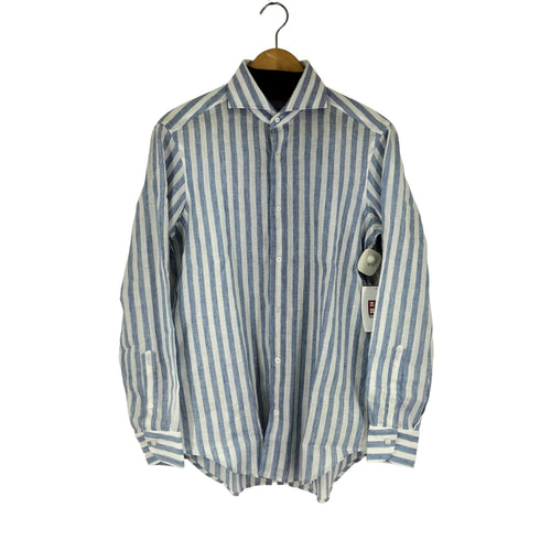 フェアファクス FAIRFAX ストライプ ドレスシャツ クレリック メンズ import:M