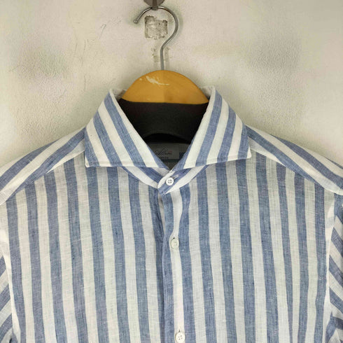 フェアファクス FAIRFAX ストライプ ドレスシャツ クレリック メンズ import:M