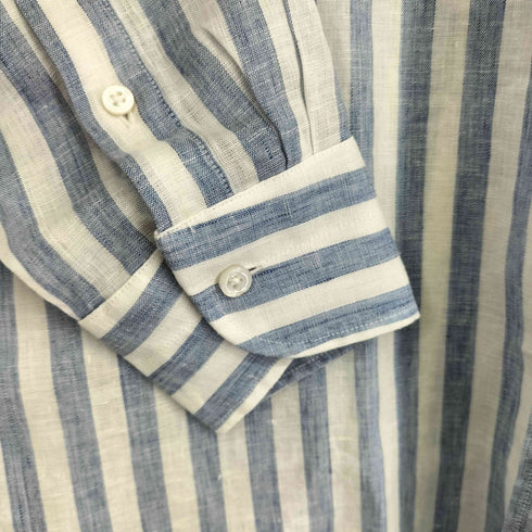フェアファクス FAIRFAX ストライプ ドレスシャツ クレリック メンズ import:M
