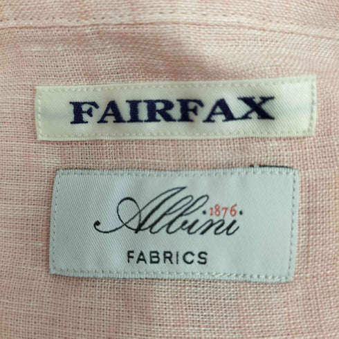 フェアファクス FAIRFAX リネンプルオーバーシャツ メンズ import:M