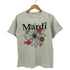 マルディメクルディ Mardi Mercredi ロゴフラワープリント クルーネック Tシャツ レディース FREE