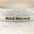 マルディメクルディ Mardi Mercredi ロゴフラワープリント クルーネック Tシャツ レディース FREE