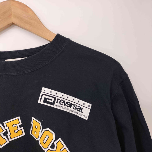 リバーサル REVERSAL CHUTE BOXE シュートボクセ クルーネック L/S Tシャツ メンズ JPN:S