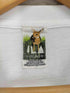 ila フロントプリントクロップドTシャツ レディース