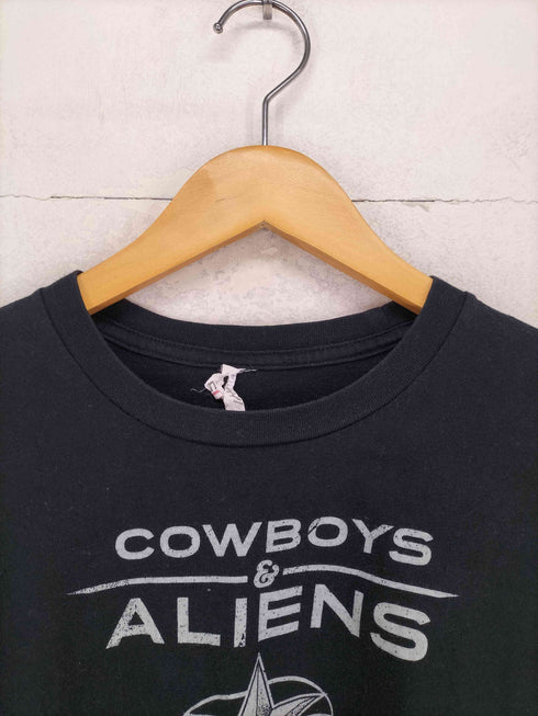 アンビル Anvil COWBOYS ALIENS フロントプリントクロップドTシャツ レディース M