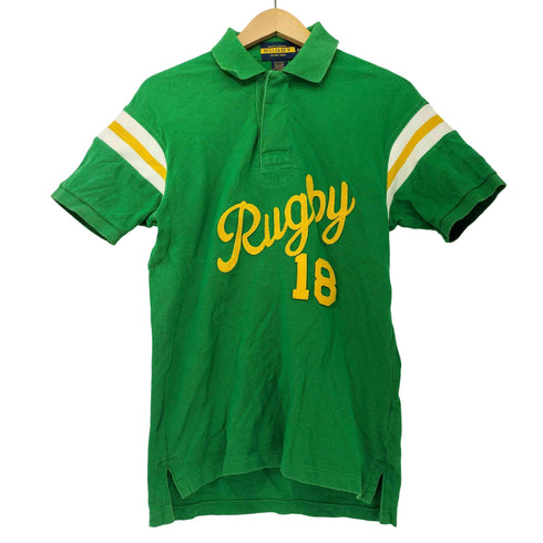 ラグビーラルフローレン Rugby Ralph Lauren 刺繍デザイン ピケ ポロシャツ メンズ import:XS