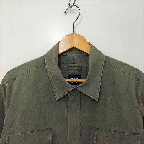 ギャップ Gap 90s 00s OLDGAP オールドタグ 比翼 コットン ジップアップワークジャケット メンズ