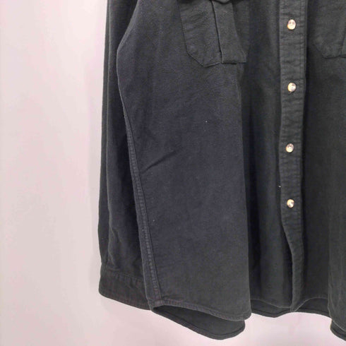 エディーバウアー Eddie Bauer 90s 00s コットン シャモアクロスロングスリーブシャツ メンズ import:L