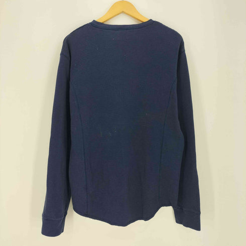ナイキ NIKE 90-00s カレッジ刺繍 サーマル 長袖Tシャツ メンズ import:XL