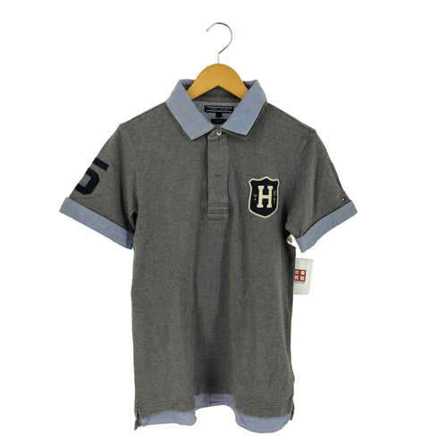 トミーヒルフィガー TOMMY HILFIGER SLIM FIT ナンバリングポロシャツ メンズ import:L