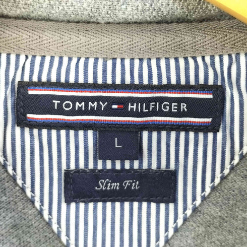 トミーヒルフィガー TOMMY HILFIGER SLIM FIT ナンバリングポロシャツ メンズ import:L