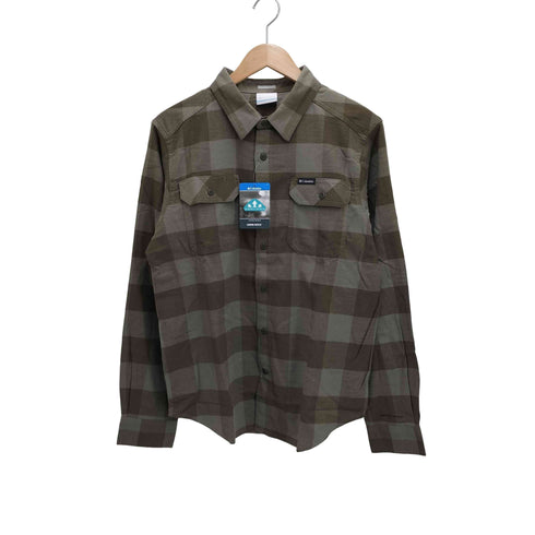 コロンビア Columbia フレアガンストレッチフランネルシャツ メンズ import:M