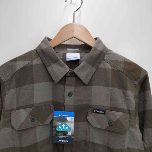 コロンビア Columbia フレアガンストレッチフランネルシャツ メンズ import:M