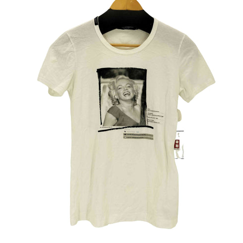 ドルチェアンドガッバーナ DOLCE&GABBANA 人物プリントS/Sカットソー レディース 40