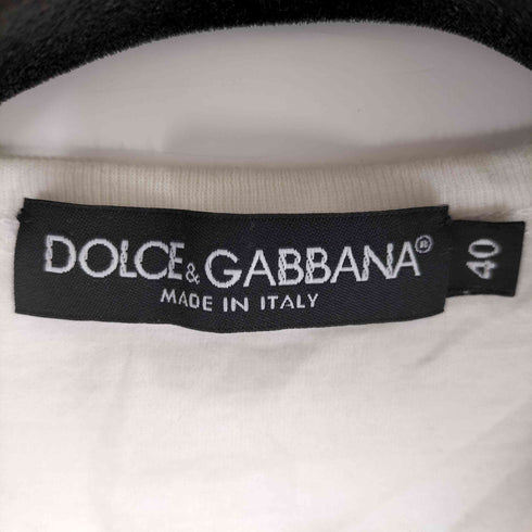 ドルチェアンドガッバーナ DOLCE&GABBANA 人物プリントS/Sカットソー レディース 40
