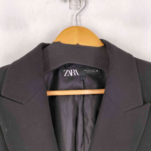 ザラ ZARA クロップド テーラードジャケット レディース US M