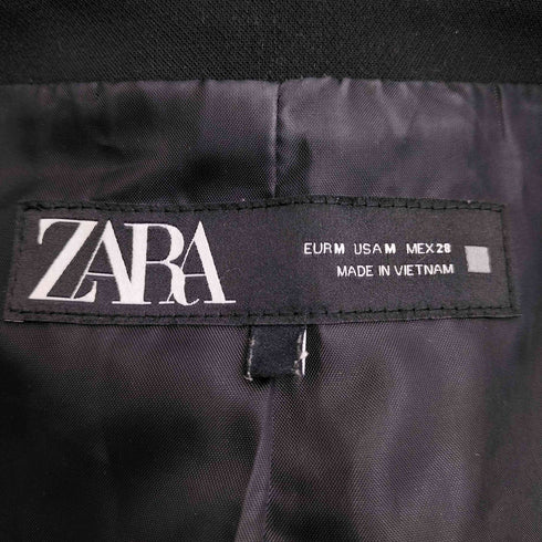 ザラ ZARA クロップド テーラードジャケット レディース US M
