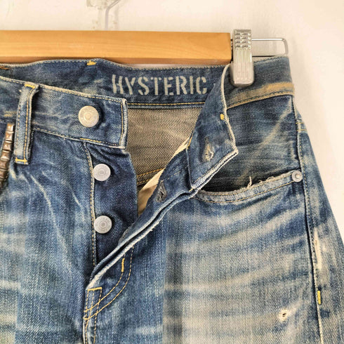 ヒステリックグラマー HYSTERIC GLAMOUR 16AW SP加工スタッズデニムパンツ メンズ UK:28-29