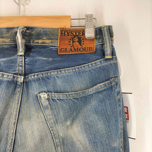 ヒステリックグラマー HYSTERIC GLAMOUR 16AW SP加工スタッズデニムパンツ メンズ UK:28-29