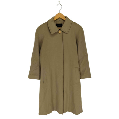 silsefia cashmere カシミヤ100% 比翼ステンカラーコート レディース JPN:9号