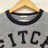 アバクロンビーアンドフィッチ Abercrombie & Fitch フロントアップリケ刺繍リンガーTシャツ メンズ import:M