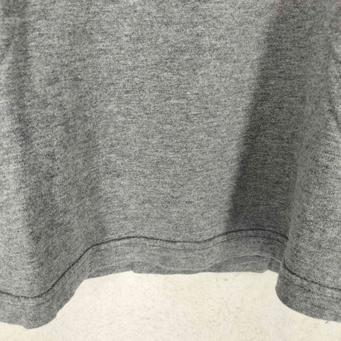 アバクロンビーアンドフィッチ Abercrombie & Fitch フロントアップリケ刺繍リンガーTシャツ メンズ import:M
