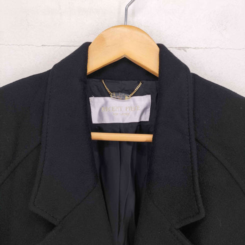 Recent Piece cashmere カシミヤ100% ダブルチェスターコート レディース 156